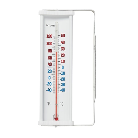 Taylor Taylor Tube Thermometer Plastic White 8.66 in. 5316N